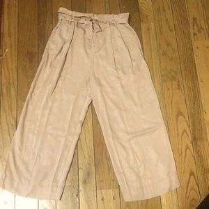 Zara Flowy Light Peach Pants
